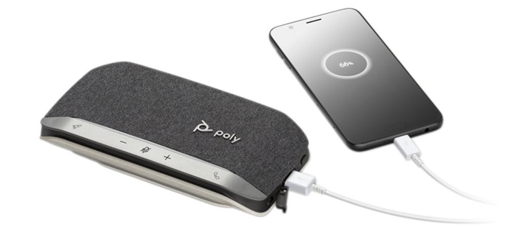 Poly SYNC 20 + con BT 600 Altavoz manos libres inteligente con USB y blootooth