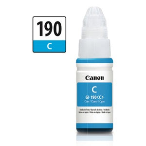 Canon BOTELLA DE TINTA GI-190 C CYAN 70ML SERIE G PRIMERA GENER